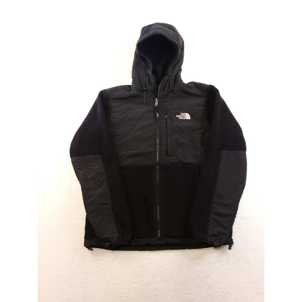 The North Face Denali Fleece Hoodie Womens M Black Polartec AAHU F09